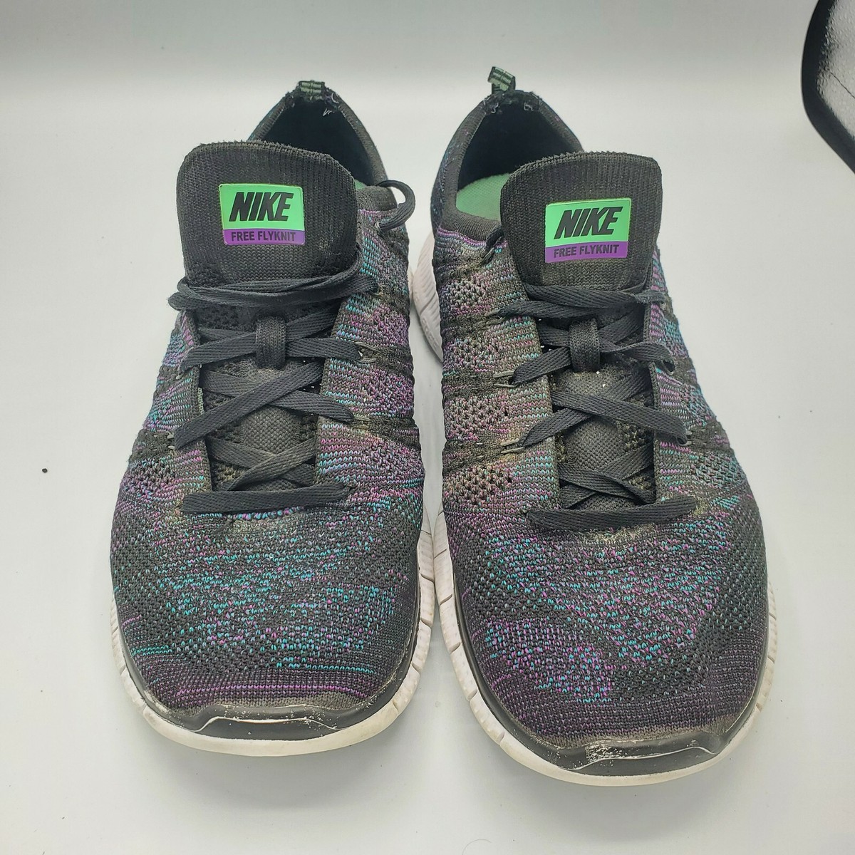 Nike Free Flyknit Size 9.5 Athletic Casual Shoes 599459-003