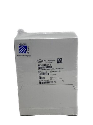 (50/Pk) PALL Mini Kleenpak 25mm Syringe Filter Capsules Supor EKV 0.2um KM2EKVPS