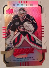 2015-16 Upperdeck MVP Hockey Oscar Dansk Rookie Gold Level2 Card #193