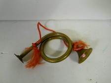 Vintage Miniature Brass French Horn India Hanging Ornament