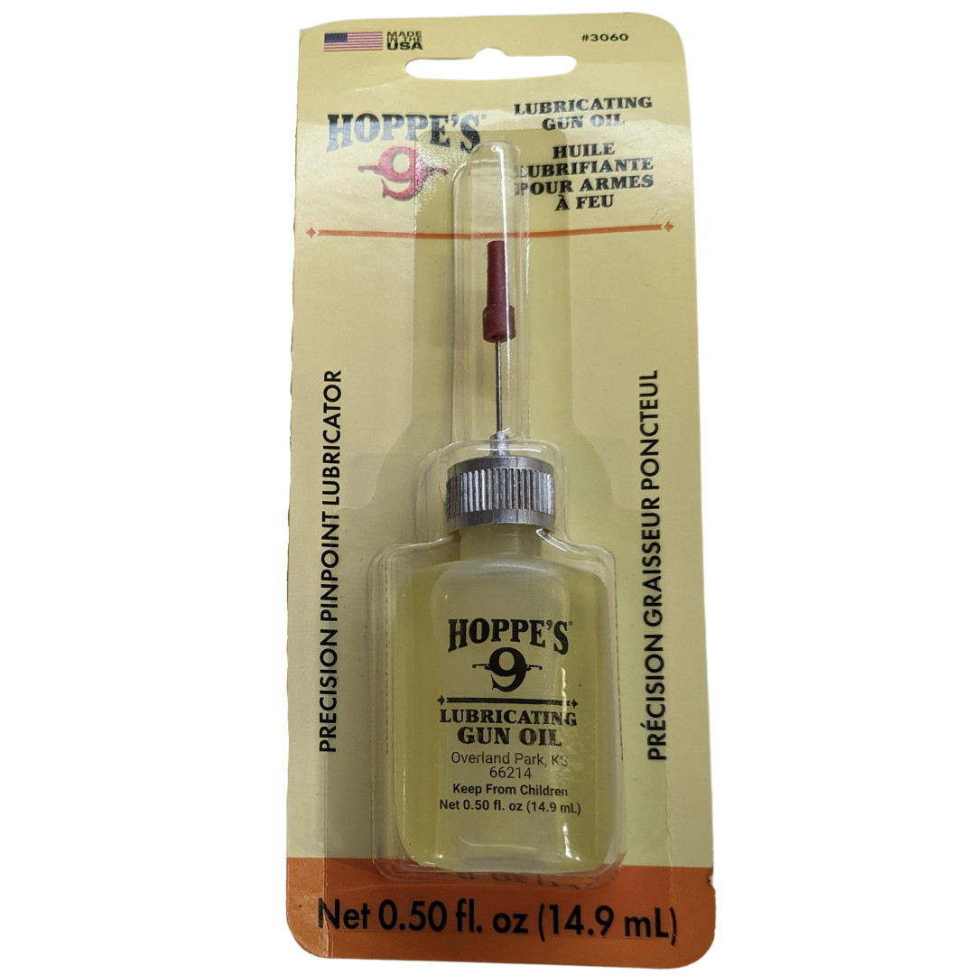 Hoppe&rsquo;s No. 9 Lubricating Oil &ndash; 14.9ml Precision Needle Oiler High-Performance