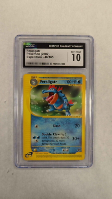 2002 Pokemon Expedition Feraligatr E-Reader 46/165 CGC 10 | eBay