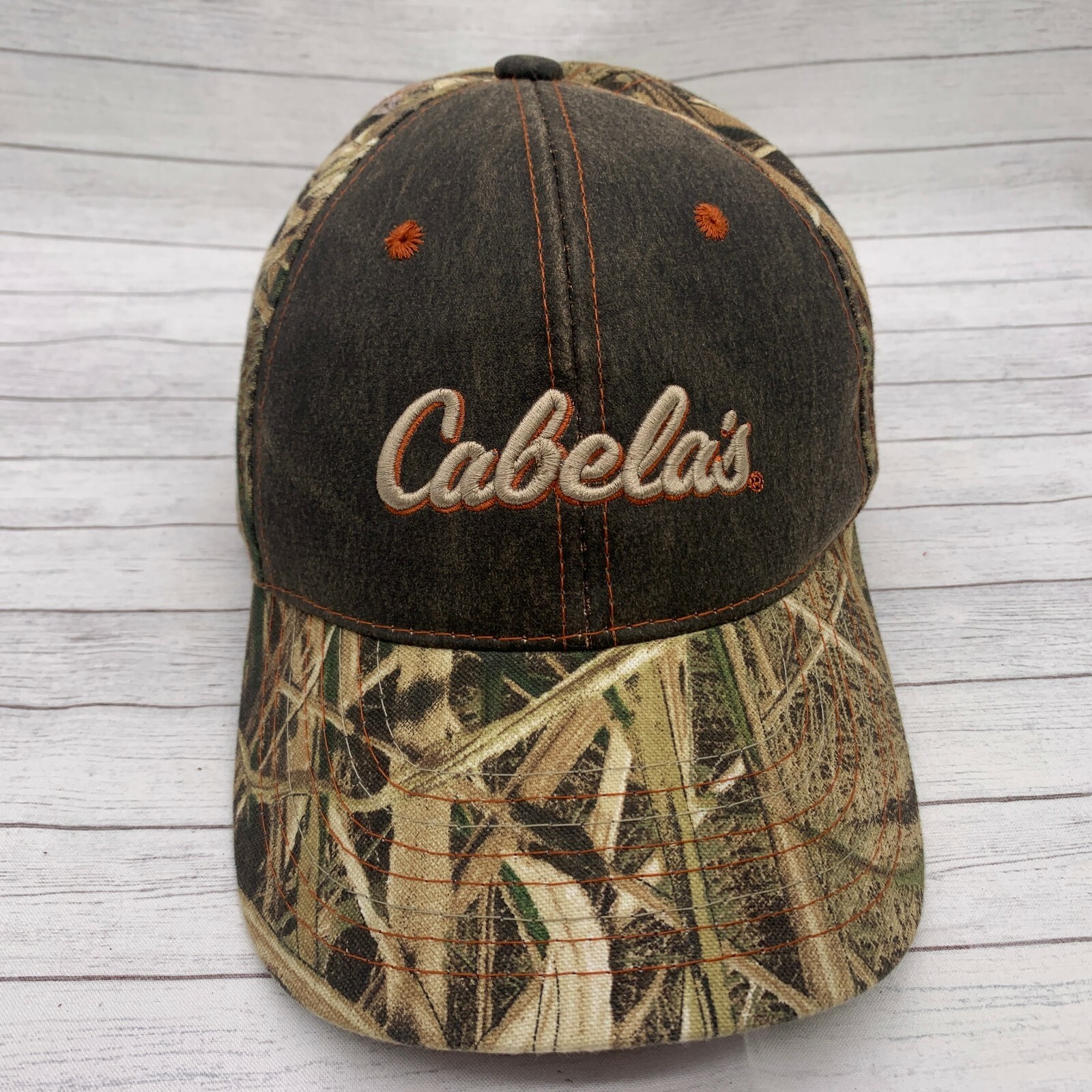 Cabela's Mens Camouflage Ball Cap Hat Adjustable Base… Gem