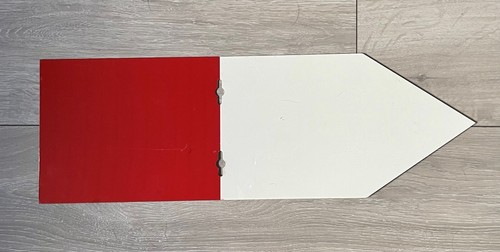 Warntafel Mit Rückstrahlern Für überstehende Ladung Und