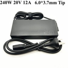 ASUS 20V 12A 240W AC Adapter 6.0 3.7mm Charger for ROG Zephyrus S15 Strix G15
