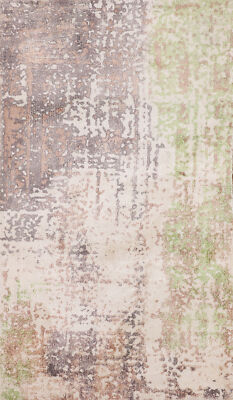 Modern Abstract One-of-a-kind Wool Rug for Any Room 3x5 ft