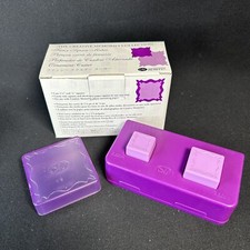 Creative Memories Paper Punch Fancy Square Maker 1 1/8"  7/8" New