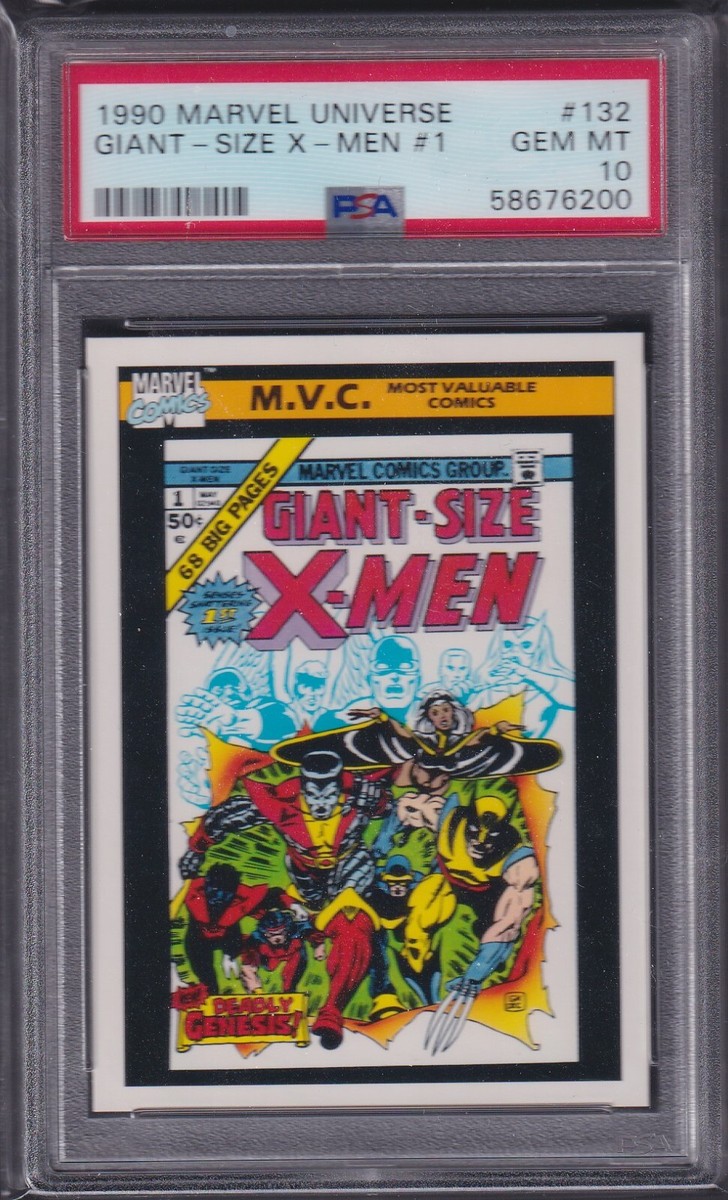 1990 Marvel Universe - GIANT SIZE X-MEN #1 #132, PSA 10 | eBay