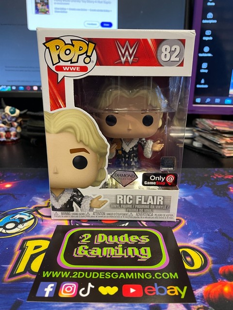 Funko Pop! WWE – Ric Flair #82 – Diamond Collection – Exclusivité GameStop – Figurine Vinyl Neuve
