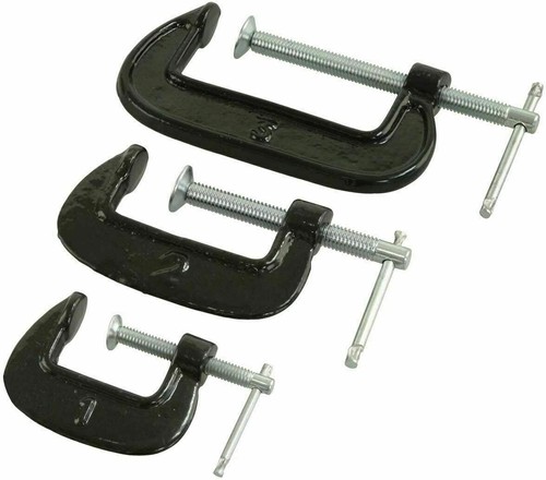 G-Clamp 1" 2" 3" DIY Iron Steel Vice Carpentry Heavy Duty Workbench Workmate - Picture 3 of 6