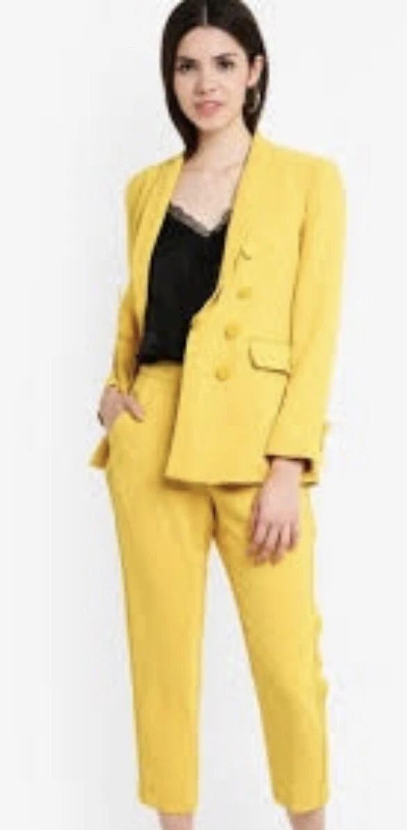 Topshop store mustard blazer