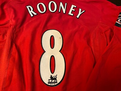 2004-2006 – Historic Manchester United Longsleeves Jersey - Wayne