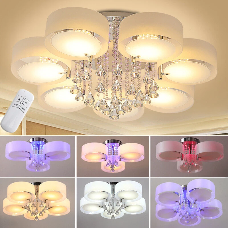 Crystal Chandelier Lamp Living