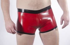Rubber SHORTS for men. Extra Colours, 0.5mm medium weight latex