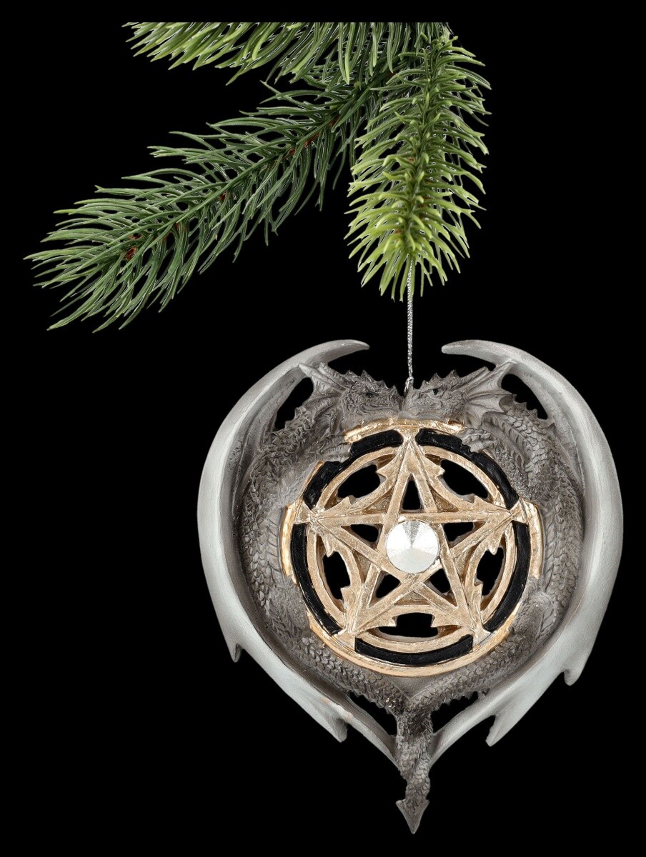 Christmas Tree Decoration - Dragon Magic - Anne Stokes Christmas Ball Decoration