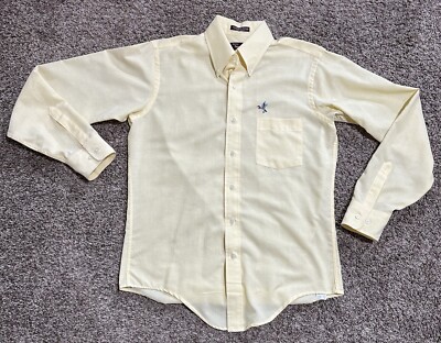 Vintage Arrow Sportsman Collection Wood Duck Embroidered Shirt Size 15 1/2-34/35