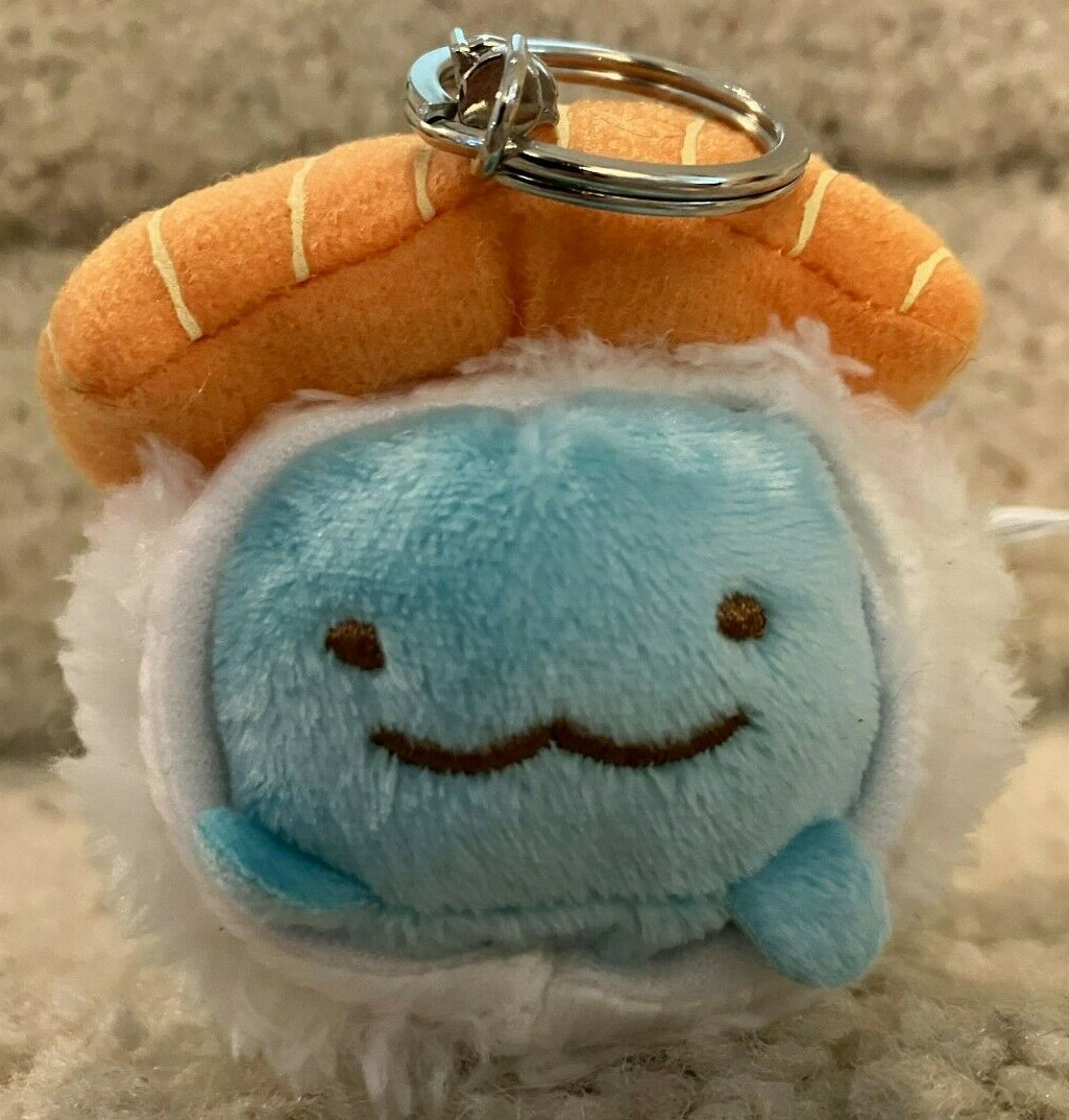 sumikko gurashi sushi keychain