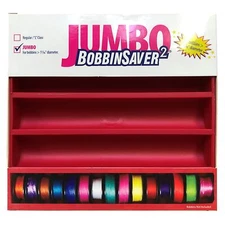 Bobbinsaver Sewing Tools BS2J Saver 2 Jumbo Red Holds Up To 70+ Bobbins