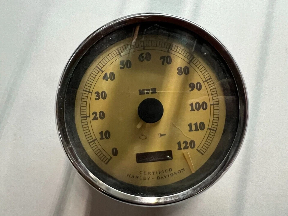 03 Harley Road King FLHR FLHRSEI2 Velocímetro Speedo Gauge 67209-02 NO FUNCIONA Foto 2 de 4