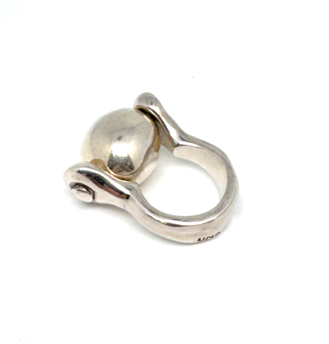 Anillo enchapado en plata UNO de 50 hecho a mano talla US - 7,5 - Imagen 14 de 16