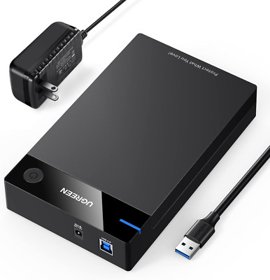 Carcasa para disco duro externo SATA SSD HDD de 3,5 y 2,5 pulgadas