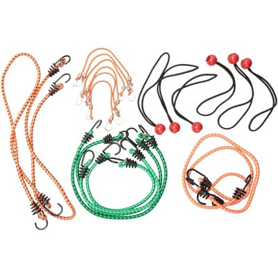 Ozark Trail Rubber Assorted Bungee Cords Adjustable 36 x 4 x 7.5 Inches 24 Count