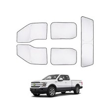 T TGBROS Window Shades for Ford F150 2015-2020 SuperCrew 4Door Side Window Fu...
