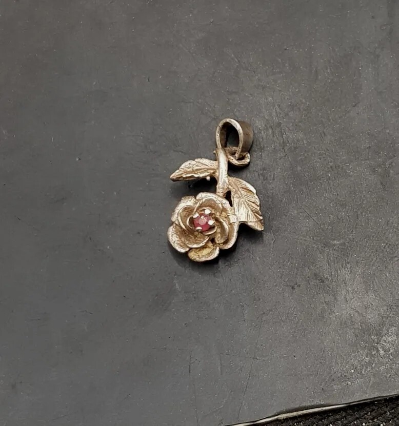 Small Petite Sterling 925 Silver Ruby Gemstone Ro… - image 5