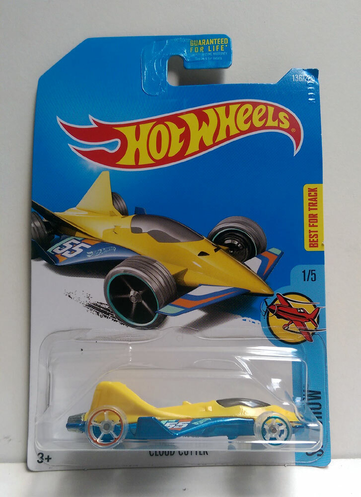 Hot Wheels SKY Show 1/5 CLOUD CUTTER Yellow-Blue wClear Whl