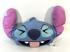 Disney Emoji Plush STITCH Stuffed Animal Pillow Tongue Face 16" Lilo Stitch