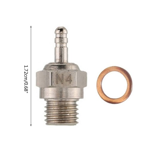 Plugs Spark N3-N4 Engine Glow-Plug for HSP 70117 1:10 1/8 RC Truck - Picture 4 of 6