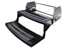 Lippert 432682 Radius Manual RV Step - 24" Wide Double 8" Step