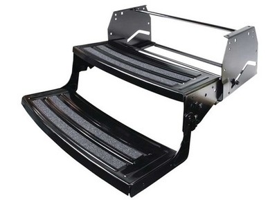 Lippert 432682 Radius Manual RV Step - 24'' Wide Double 8'' Step