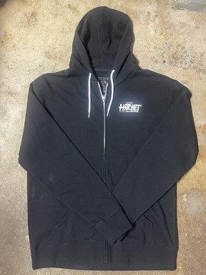 Hatchet Victor Crowley Men's Black Full Zip Hooded Fleece Graphic Hoodie 2XL