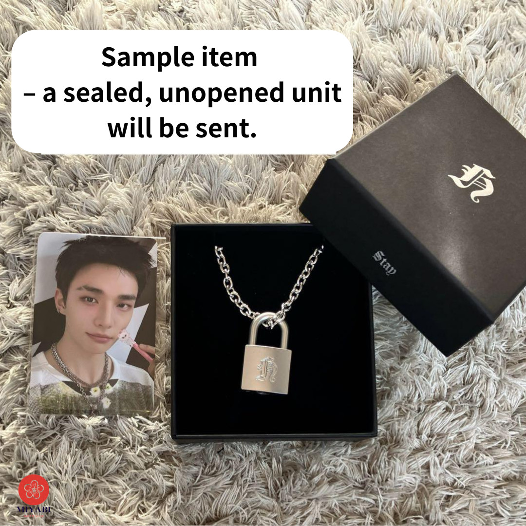Stray Kids Hyunjin Necklace dominATE celebrATE Official goods NEW W/ Photocard