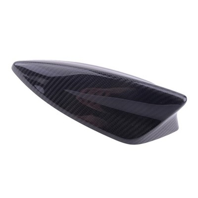 Black Carbon Fiber Shark Fin Antenna Aerial Cover Fit For Chevrolet Camaro 16-20