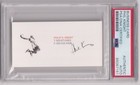 PHIL KNIGHT Signed AUTO Business Card PSA DNA Certified Lebr