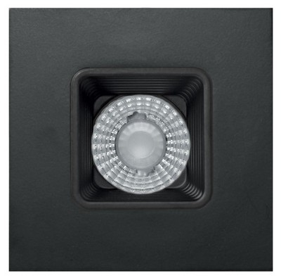 Elco E2L15F27 The Teak System 2'' Integrated LED Square Baffle - Black