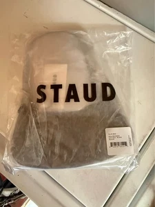 Staud Ollie Sac à épaule en cuir poli noir
