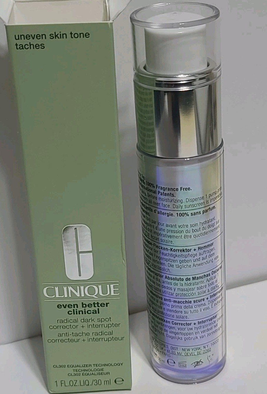 CLINIQUE $68 even better Clinical radical dark spot Corrector Interrupter 1oz 
