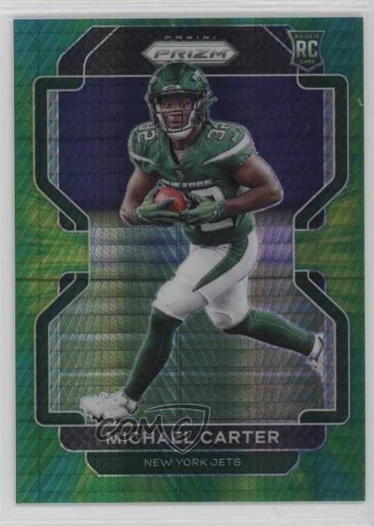 2021 Panini Prizm Rookie Hyper Prizm 91/175 Michael Carter #365 0q26