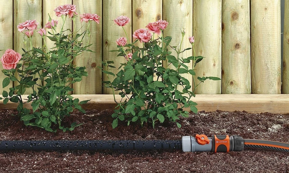 Perl-Regner Wassersparender Schlauch-Regner für Bewässerung von Pflanzenreihe... - Bild 4 von 4