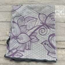 Norwex Window Cloth Purple Flowers
