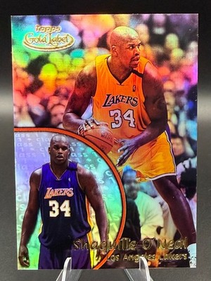 Shaquille O Neal 2000-01 Topps Gold Label - Class 1 Card #34 Lakers HOF - 524