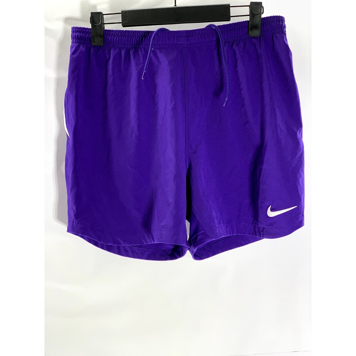 NIKE Women's Purple/White Dri-Fit Elasticized Waist Woven Venom
