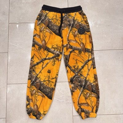 NWT MOOSE KNUCKLES X Post Malone Men's Sherpa Jogger Pants Sz M Yellow