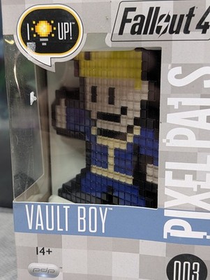PDP Pixel Pals Fallout 4 Vault Boy 003 First Edition Light Up Figure Display