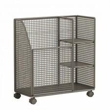 Fitness--Mattenwagen Metall Rollender Mattenhalter Metallrahmen