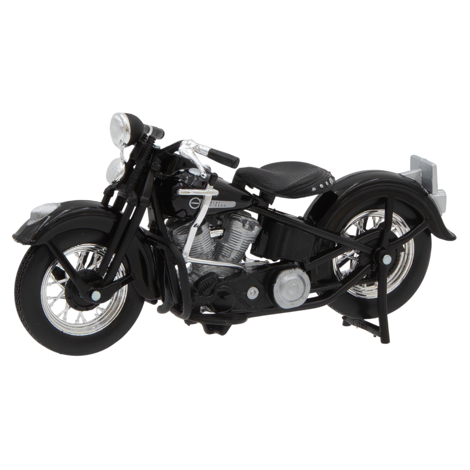 Maisto 1948 Harley-Davidson FL Panhead Motorcycle in Black - Silver 118 Diecast 4990₽