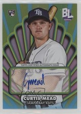 2024 Topps Big League Opening Act Curtis Mead #OAA-CM Auto 4g8